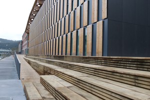 Cuidad de los Artes Besancon Francia Entarimado tablas de roble frances asseradero EUROCHENE Cuidad de los Artes Besancon Francia Entarimado tablas de roble frances asseradero EUROCHENE